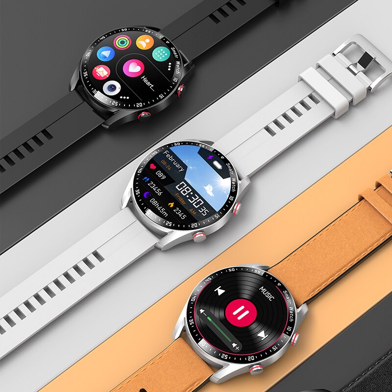 Smart Watch For Men Business Bluetooth Call Sports Health Monitoring Message Reminder Smart Watches For IOS Android