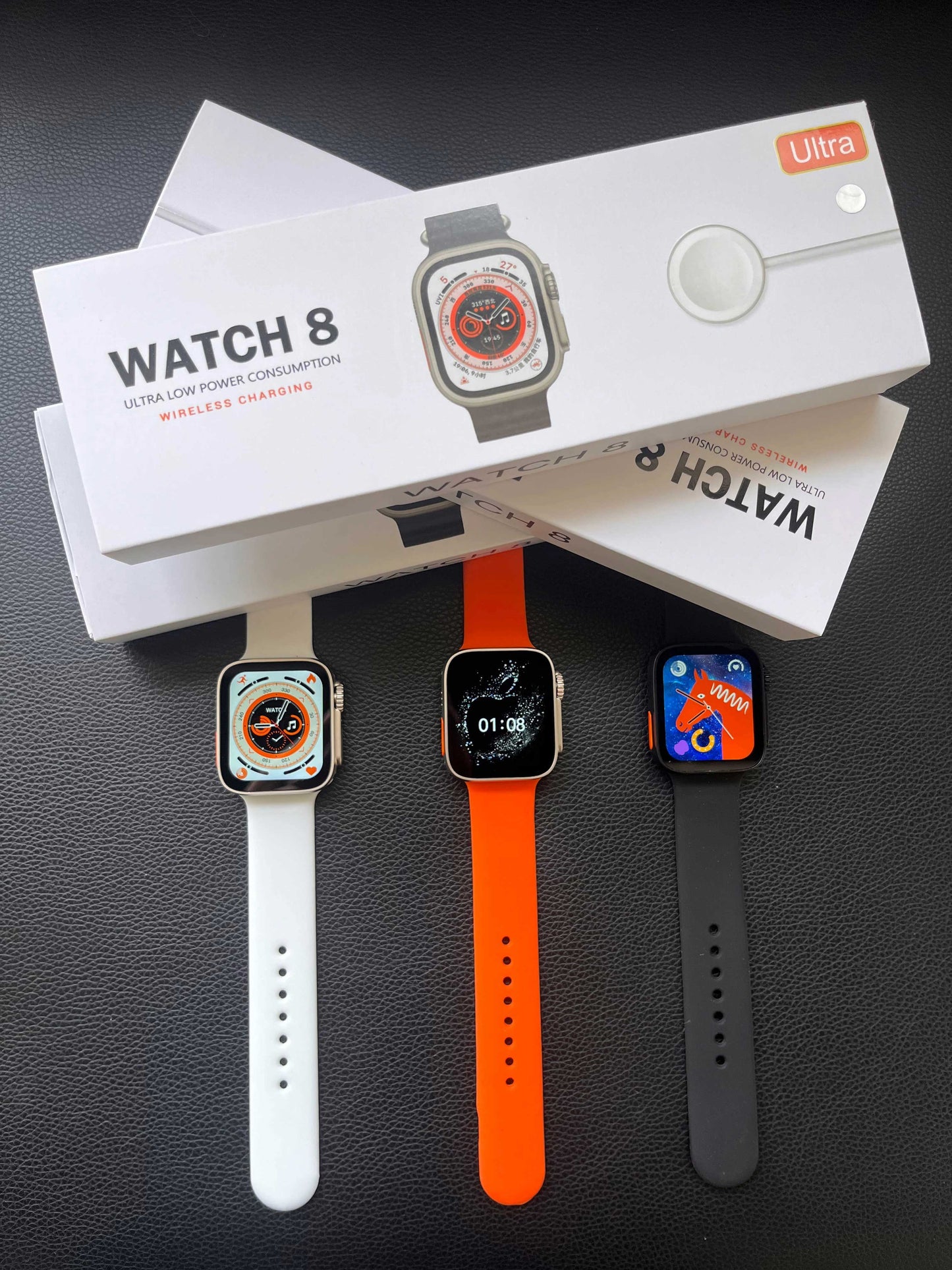 Smart watch Ultra Series 8 Men SmartWatch Ultra Women Bluetooth Call Waterproof Smart Watch 8 Wireless Charge 2023 Watch ultra 8
