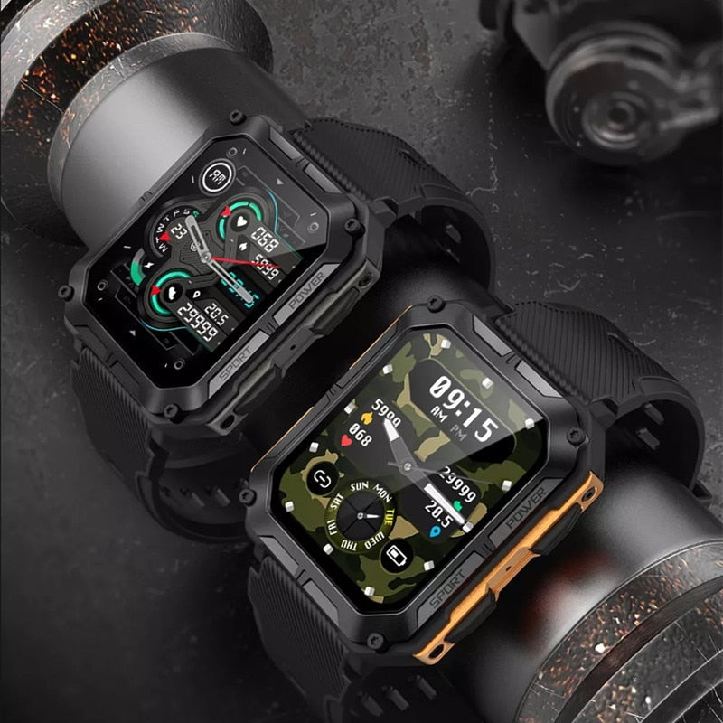 2023 New C20 PRO Smart Watch 1.83 Inch Music BT Call Men Outdoor Sports Fitness Tracker Heart Rate Blood Pressure Smartwatch