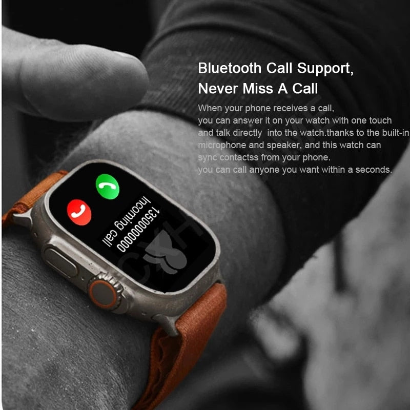Smart watch Ultra Series 8 Men SmartWatch Ultra Women Bluetooth Call Waterproof Smart Watch 8 Wireless Charge 2023 Watch ultra 8