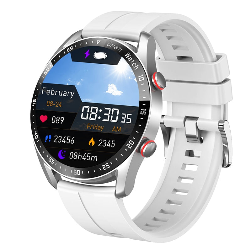 Smart Watch For Men Business Bluetooth Call Sports Health Monitoring Message Reminder Smart Watches For IOS Android