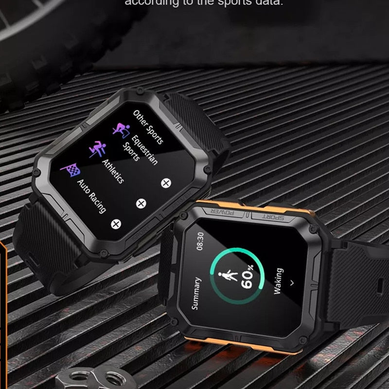 2023 New C20 PRO Smart Watch 1.83 Inch Music BT Call Men Outdoor Sports Fitness Tracker Heart Rate Blood Pressure Smartwatch